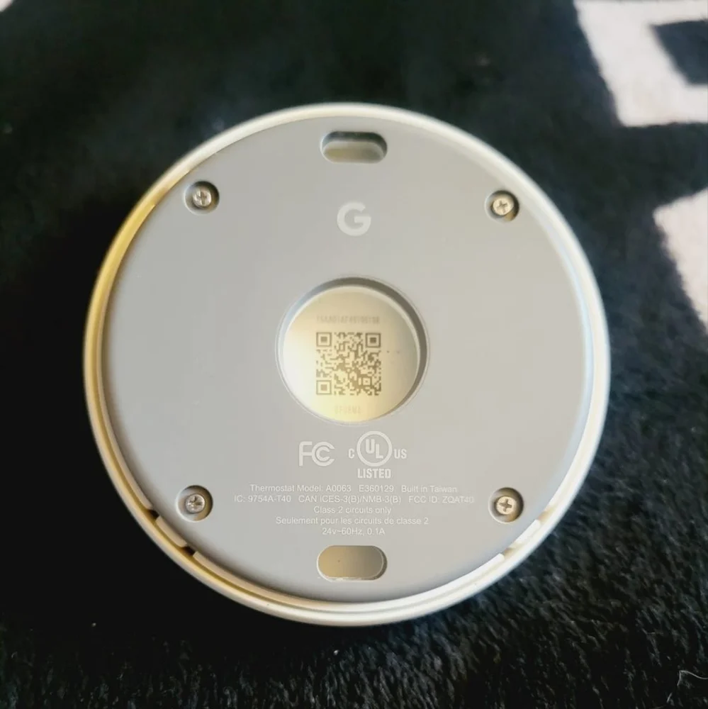 Google thermostats (x2) READ DESCRIPTION